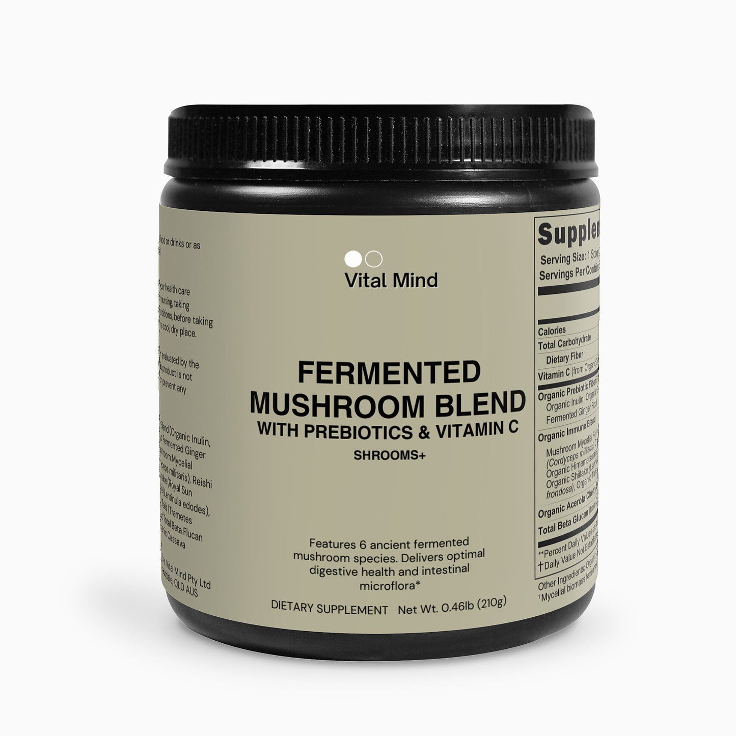 Organic Fermented Mushroom Blend